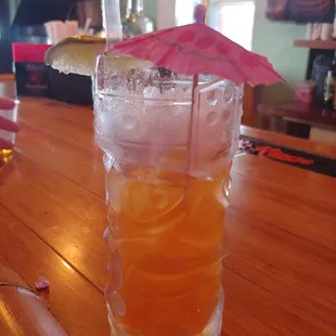 a glass of orange juice