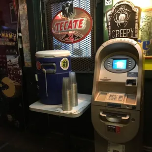 ATM Inside of The Green Lantern