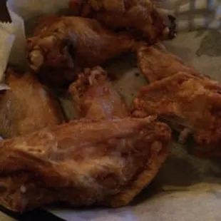 a basket of fried chicken