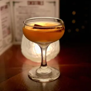 Eye of Gold with mezcal