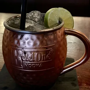 Spicy tequila mule