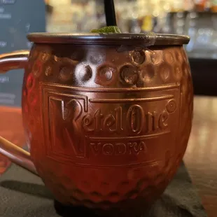 Spicy tequila mule
