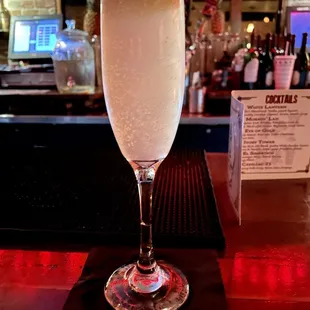Cadillac 21 with gin and champagne