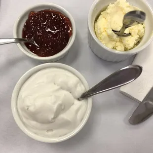 Clotted cream imported from the UK