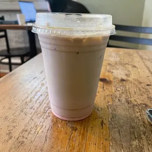 Strawberry Matcha Latte