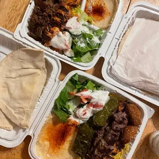The Works Plate &amp; Gyro Kebab Royale Plate