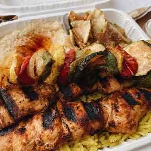 Veggie Skewer Plate