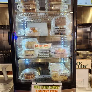 The first mediterranean restaurant I&apos;ve seen with different types of desserts. Very Impressive!!!