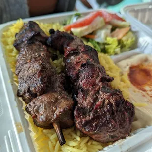 Beef kebab