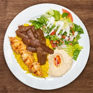 Gyro Kabob Royale Plate