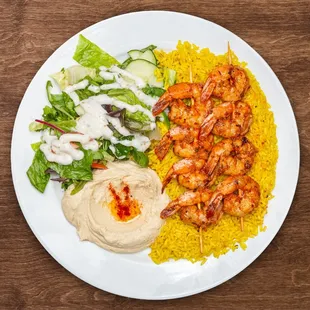 Shrimp Kabob Plate