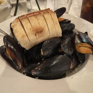 AYCE mussels first bowl. This is their Wednesday night special.