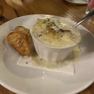 Scallop mushroom appetizer