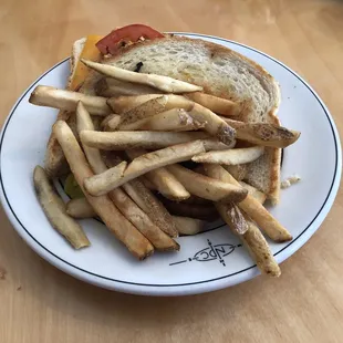 Grilled ham and cheese sandwich, yum!