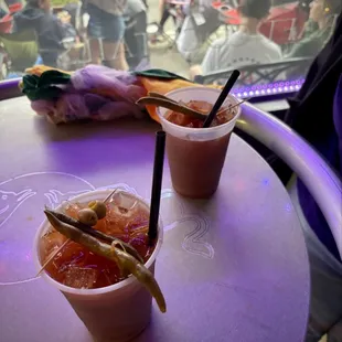 Bloody Marys on Mardi Gras