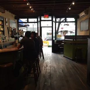 Inside, looking out. Lots of natural light!