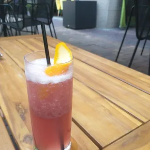 Perfect patio drinking.