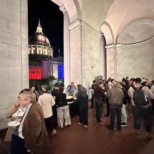 Large outdoor balcony