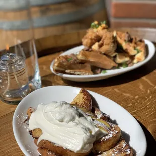 Peaches n' Cream and Chicken &amp; Waffles