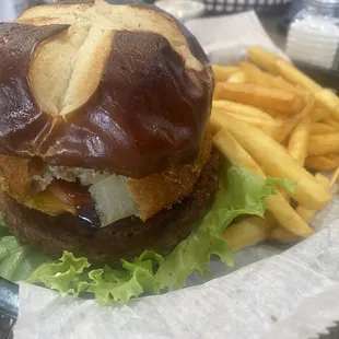 The Tank Burger (sorry I already took a bite)!