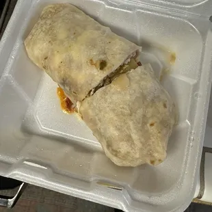 Ham, egg white breakfast wrap!!