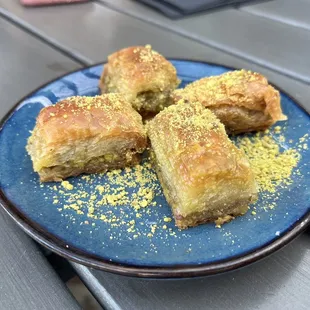 Two orders of baklava