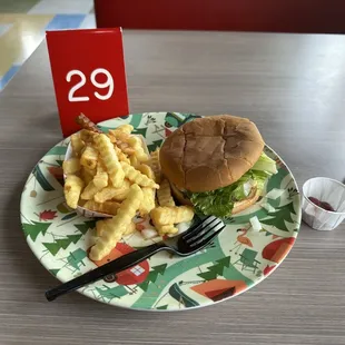 Cheeseburger and Fries