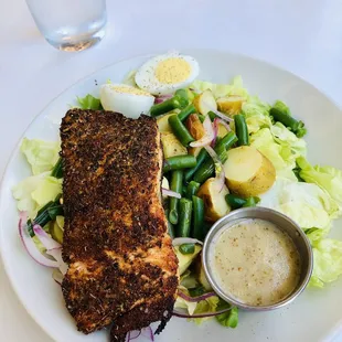 a plate of food on a table