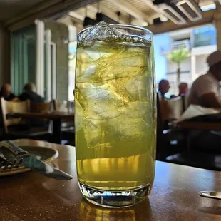 Lavender green tea.