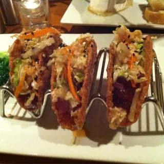 Tuna Tartare Tacos*