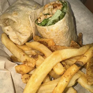 Blackened Chicken Caesar Wrap