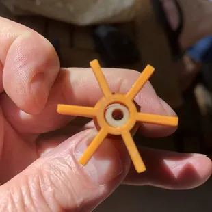 pump came to me with a completely destroyed impeller.