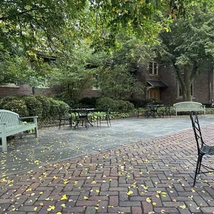 outside