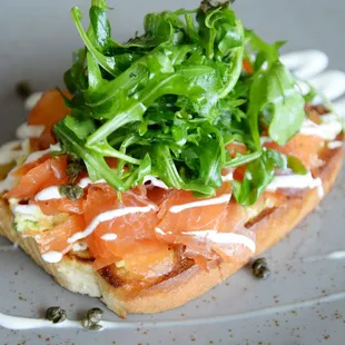 Smoked Salmon Flatbread