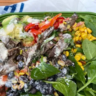 Baja steak salad