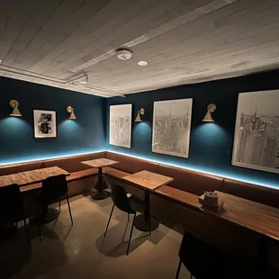 interior, sushi and sashimi