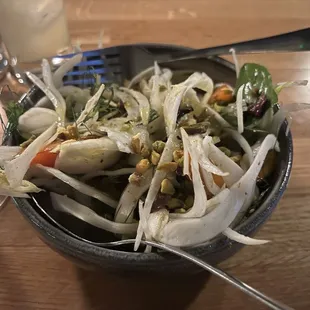 Fennel and apricot salad