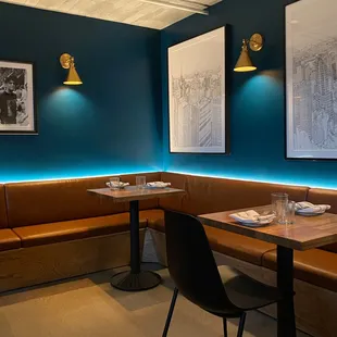 interior, sushi and sashimi