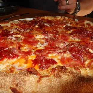 Calabrese & Hot Honey Pizza