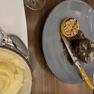 Filet mignon mashed potatoes