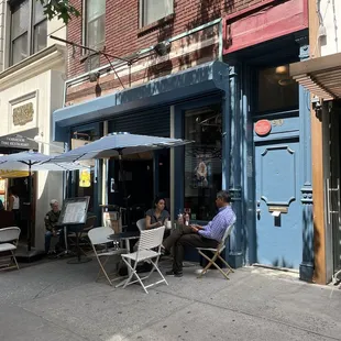 Right outside - easy to miss spot!