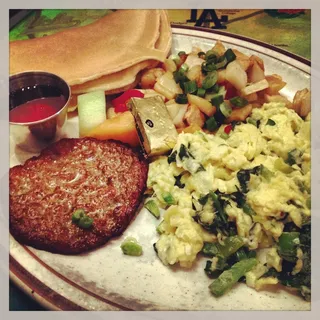 Grey Dog's Breakfast