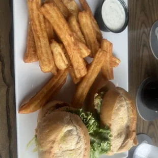 Monterey chicken with signature fries