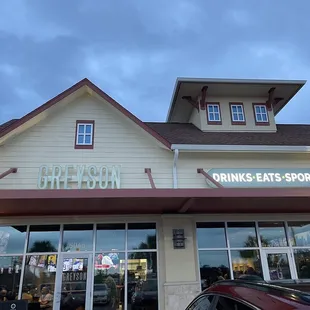 Front of the restaurant