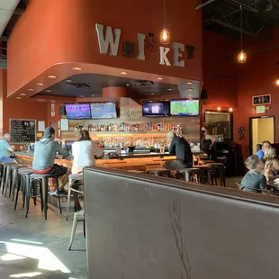 Interior of Griffin Tavern.