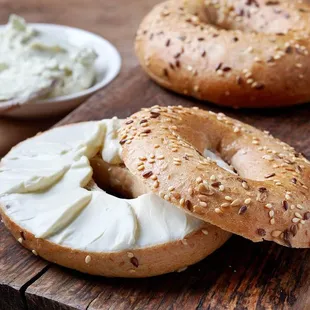 BAGEL &amp; CREAM CHEESE $4.99