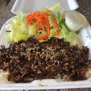 Teriyaki Beef Plate