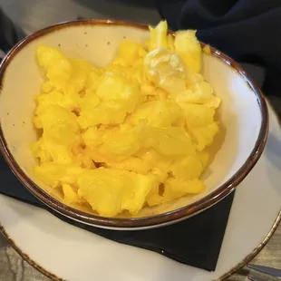 Eggs with a delightful heat lamp crust