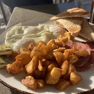 a plate of food