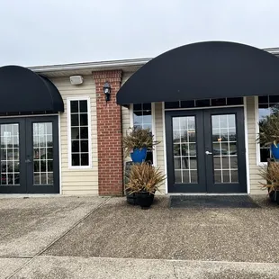 Outside of the restaurant- inside the country club